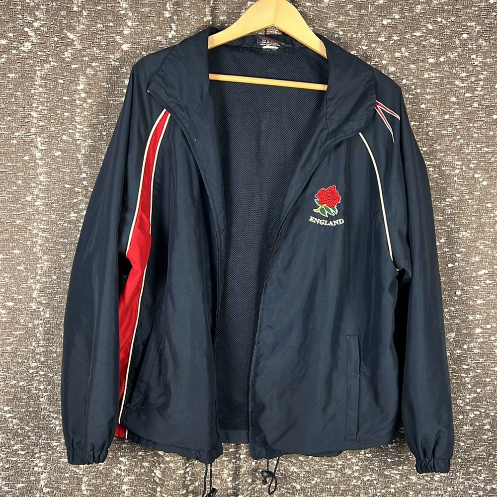 England Apparel Rugby Zip‎ Up Jacket Sweater Suit - Broken Zipper